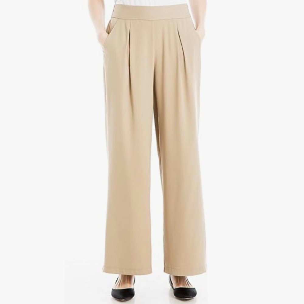 Women’s Max Studio Wide Leg Khaki Pants